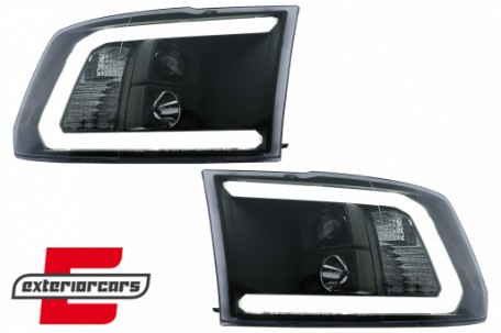 Prednja svjetla LED TubeLight (crna) / Dodge RAM (2009-2018), LPDO22