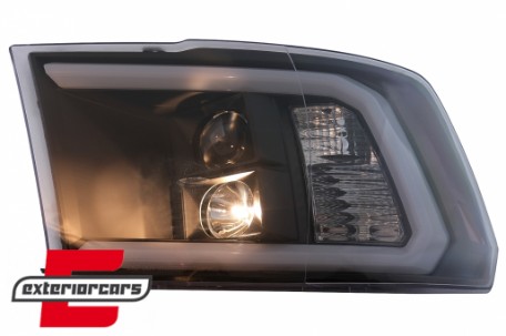 Prednja svjetla LED TubeLight (crna) / Dodge RAM (2009-2018), LPDO22