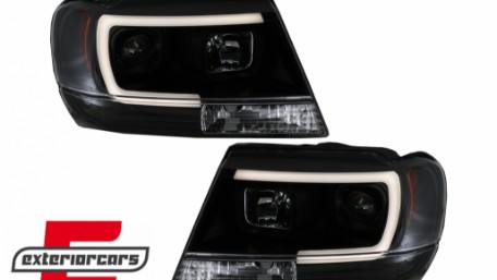 Prednja svjetla LED TubeLight (crna) / JEEP Grand Cherokee (1999-05.2005), LPCH24