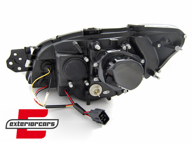 Prednja svjetla LED TubeLight (crna) / Subaru Impreza II GD (2006-2007), LPSU06