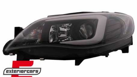 Prednja svjetla LED TubeLight (crna) / Subaru Impreza II GD (2007-2012), LPSU10