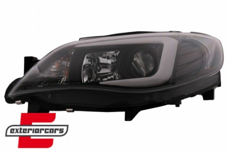 Prednja svjetla LED TubeLight (crna) / Subaru Impreza II GD (2007-2012), LPSU10