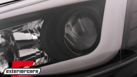Prednja svjetla LED TubeLight (crna) / Subaru Impreza II GD (2007-2012), LPSU10