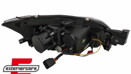 Prednja svjetla LED TubeLight (crna) / Subaru Impreza II GD (2007-2012), LPSU10