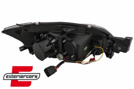 Prednja svjetla LED TubeLight (crna) / Subaru Impreza II GD (2007-2012), LPSU10
