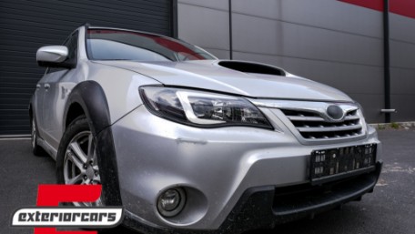 Prednja svjetla LED TubeLight (crna) / Subaru Impreza II GD (2007-2012), LPSU10