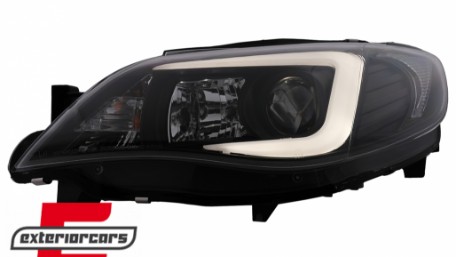 Prednja svjetla LED TubeLight (crna) / Subaru Impreza II GD (2007-2012), LPSU10