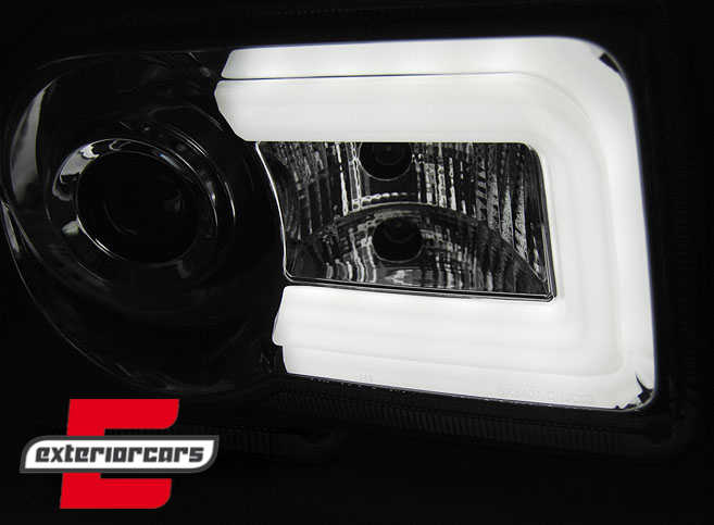 Prednja svjetla LED Tubelight dizajn (chrome) / Chrysler 300C (2004-2010), LPCH21
