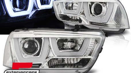 Prednja svjetla LED TubeLight dizajn (chrome) / Dodge Charger (2011-2015), LPDO13