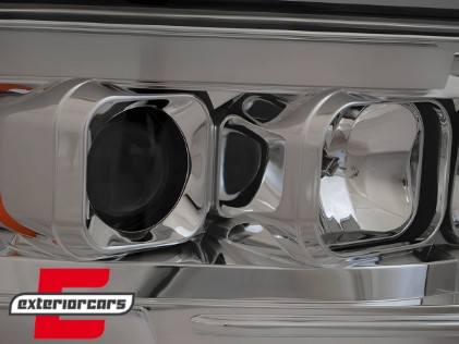 Prednja svjetla LED TubeLight dizajn (chrome) / Dodge RAM (2002-2006), LPDO15