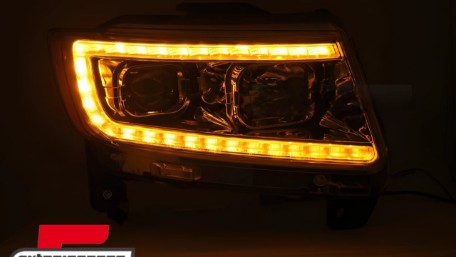 Prednja svjetla LED TubeLight dizajn (chrome) / JEEP Grand Cherokee WK2 (2011-2013), LPCH47