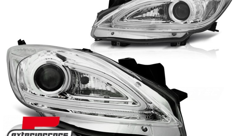 Prednja svjetla LED TubeLight dizajn (chrome), LPMA08