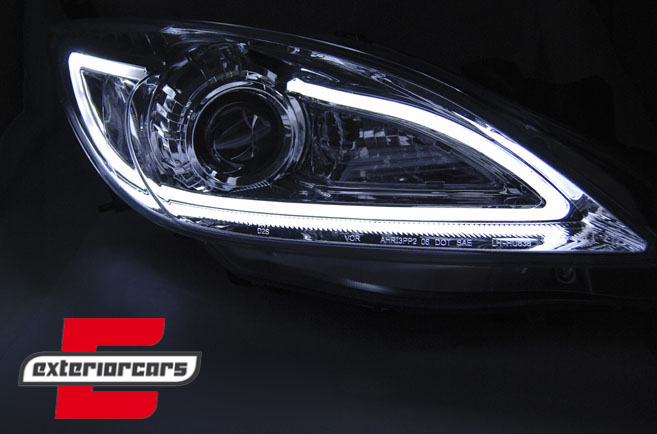 Prednja svjetla LED TubeLight dizajn (chrome), LPMA08
