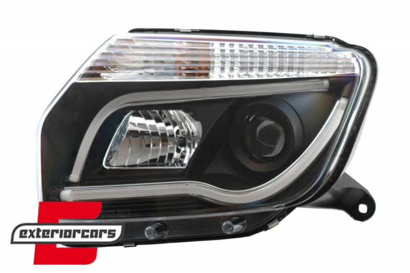Prednja svjetla LED TubeLight diza
jn (crna) / Dacia Duster I (2010-2013), LPDA02