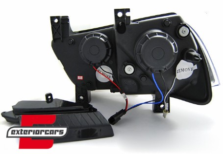 Prednja svjetla LED TubeLight dizajn (crna) / Dodge Charger (2011-2015), LPDO14