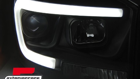 Prednja svjetla LED TubeLight dizajn (crna) / Dodge RAM (2006-2008), LPDO18
