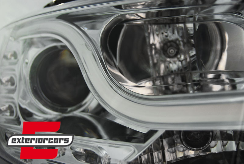 Prednja svjetla LED TubeLight DRL (chrome) / Volkswagen Jetta Mk6 VI (2011-2017), LPVWL4