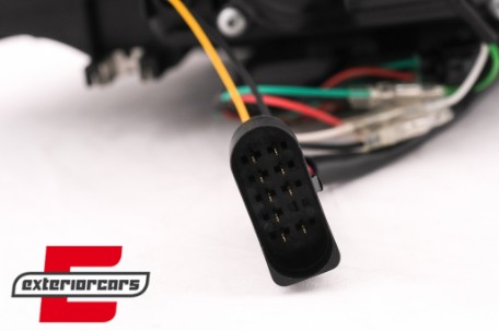 Prednja svjetla LED TubeLight DRL (crna) / Audi A3 8P 8PA (2003-2008), LPAUB1