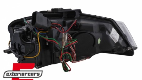 Prednja svjetla LED TubeLight DRL (crna) / Audi A3 8P Facelift Hatchback Sportback (2008-2012), LPAUA0