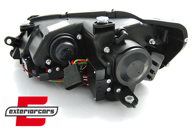 Prednja svjetla LED TubeLight DRL (crna) / Volkswagen Jetta Mk6 VI (2011-2017), LPVWL5