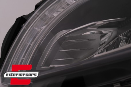 Prednja svjetla LED TubeLight Xenon look (crna) / Mercedes ML klasa W166 (2012-2015), LPMED5