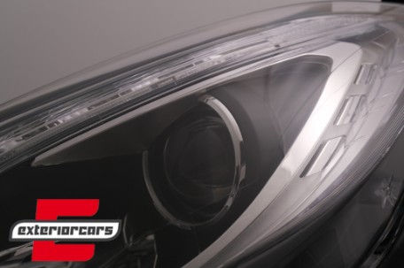 Prednja svjetla LED TubeLight Xenon look (crna) / Mercedes ML klasa W166 (2012-2015), LPMED5