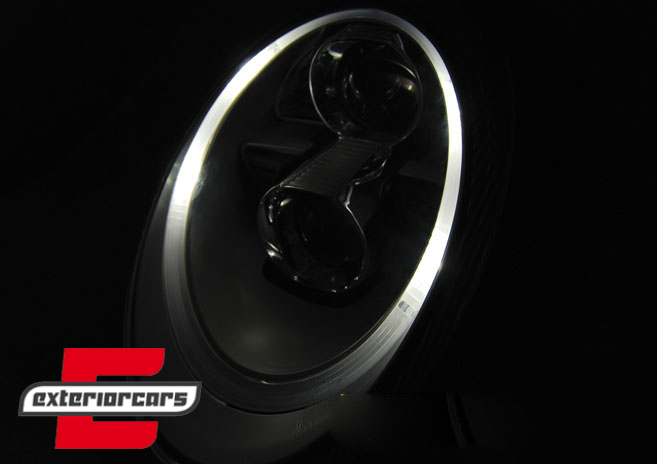 Prednja svjetla LED TubeLight Xenon (srebrna) / Porsche 911 (997) (04-09), LPPO05