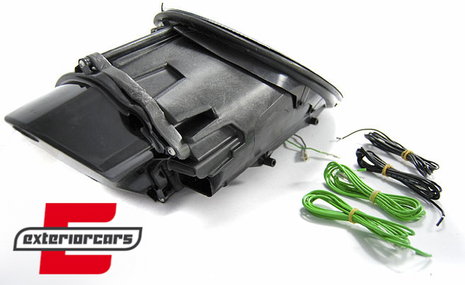 Prednja svjetla LED TubeLight Xenon (srebrna) / Porsche 911 (997) (04-09), LPPO05