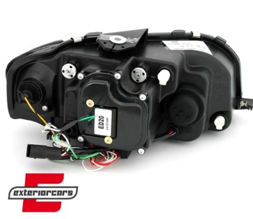 Prednja svjetla LED TubeLights (chrome) / Audi A3 8P 8PA (2003-2008), LPAU97