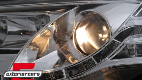 Prednja svjetla LED TubeLights (chrome) / Audi A4 B7 (2004-2008), LPAUC4