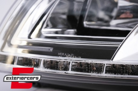 Prednja svjetla LED TubeLights (chrome) / Audi A4 B7 (2004-2008), LPAUC4