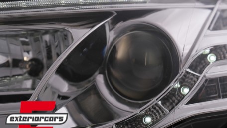 Prednja svjetla LED TubeLights (chrome) / Audi A4 B7 (2004-2008), LPAUC4