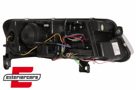 Prednja svjetla LED TubeLights (chrome) / Audi A6 C6 4F (04.2004-2008), LPAU95