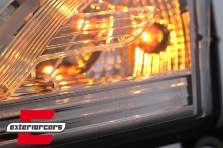 Prednja svjetla LED TubeLights (chrome) / Audi A6 C6 4F (04.2004-2008), LPAU95