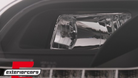 Prednja svjetla LED TubeLights (crna) / Audi A4 B7 (2004-2008), LPAUC5
