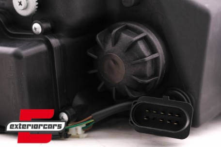Prednja svjetla LED TubeLights (crna) / Audi A4 B7 (2004-2008), LPAUC5