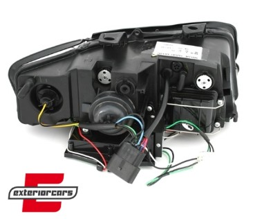 Prednja svjetla LED TubeLights dizajn (chrome) / Audi A4 B6 (2000-2004), LPAU87