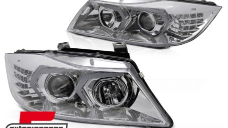 Prednja svjetla LED žmigavci (chrome) / BMW serije 3 E90 limuzina E91 karavan (03.2005-08.2008), LPBMP3