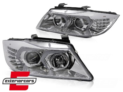 Prednja svjetla LED žmigavci (chrome) / BMW serije 3 E90 limuzina E91 karavan (03.2005-08.2008), LPBMP3