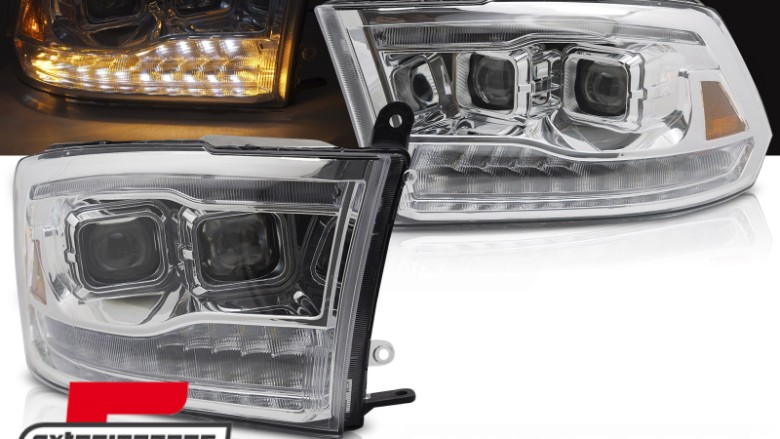 Prednja svjetla LED žmigavci (chrome) / DODGE RAM (2009-2018), LPDO40