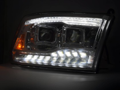 Prednja svjetla LED žmigavci (chrome) / DODGE RAM (2009-2018), LPDO40