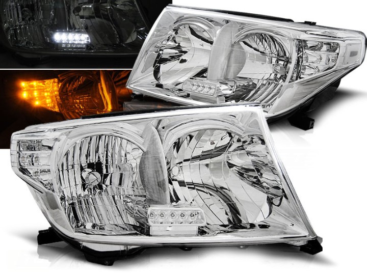 Prednja svjetla LED žmigavci (chrome) / Toyota Land Cruiser FJ200 (2007-2012), LPTO22