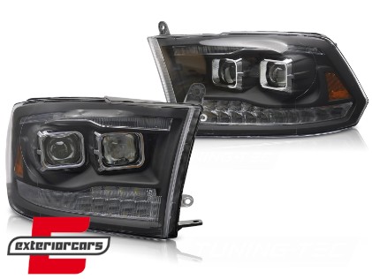 Prednja svjetla LED žmigavci (crna) / DODGE RAM (2009-2018), LPDO41
