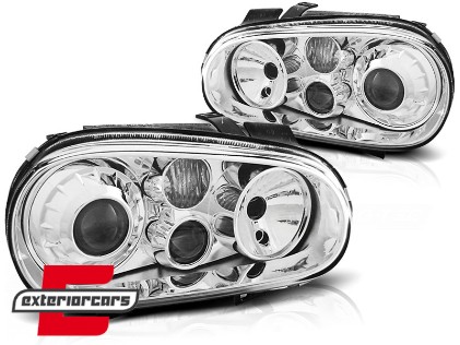 Prednja svjetla R32 look (chrome) / VW Golf 4 (1997-2005), LPVW61