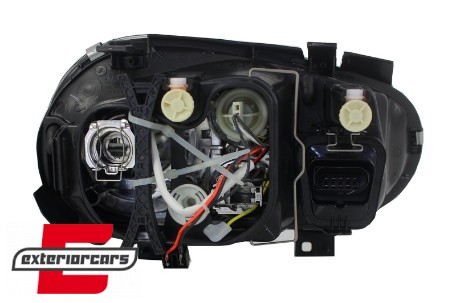 Prednja svjetla R32 look (crna) / VW Golf 4 (1997-2005), LPVW62