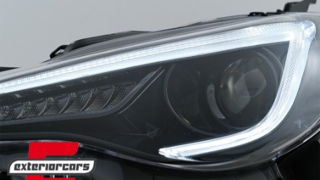 Prednja svjetla SEQ žmigavci TruDRL dizajn (crna) / Toyota GT86 Subaru BRZ (2012-2021), LPTO42