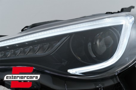 Prednja svjetla SEQ žmigavci TruDRL dizajn (crna) / Toyota GT86 Subaru BRZ (2012-2021), LPTO42