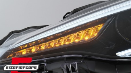 Prednja svjetla SEQ žmigavci TruDRL dizajn (crna) / Toyota GT86 Subaru BRZ (2012-2021), LPTO42