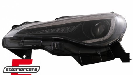 Prednja svjetla SEQ žmigavci TruDRL dizajn (crna) / Toyota GT86 Subaru BRZ (2012-2021), LPTO42