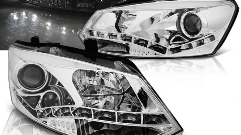 Prednja svjetla True DRL (chrome) / VW Polo 6R (03.2009-03.2014), LPVWN3